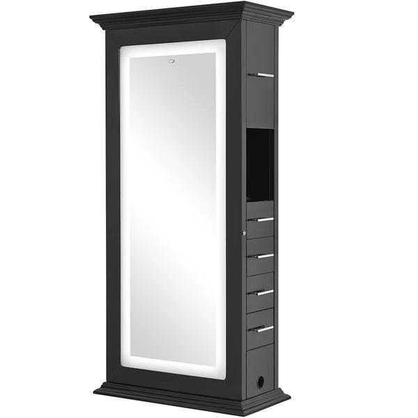 Adonis Double LED Lighted Salon Station