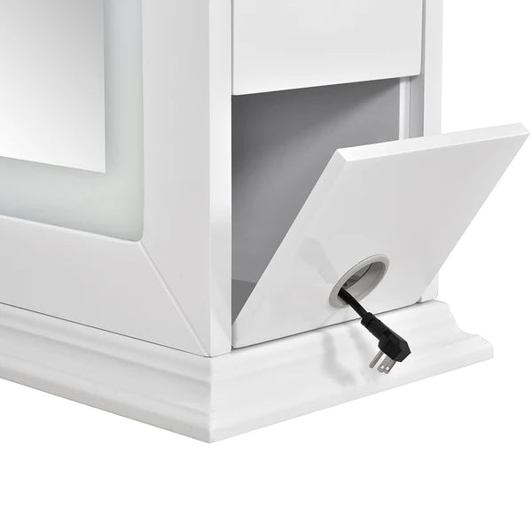 Adonis Double LED Lighted Salon Station