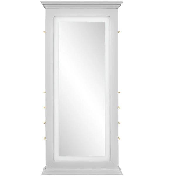 Adonis Single LED Lighted Salon Styling Station