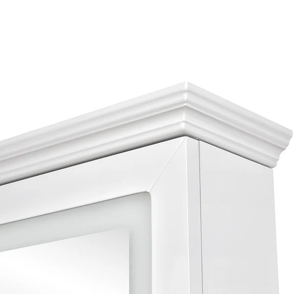 Adonis Single LED Lighted Salon Styling Station