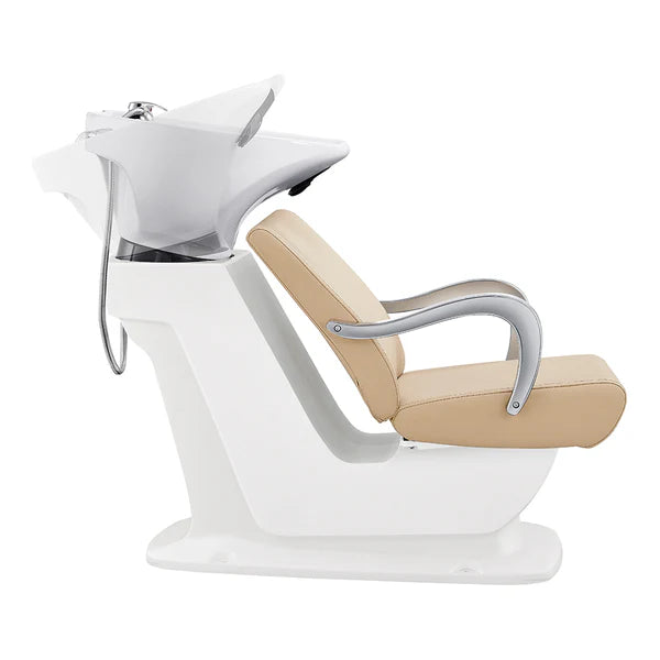 Beckman Salon Shampoo Unit with Adjustable Seat