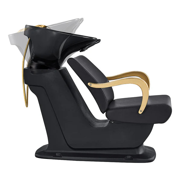 Beckman Gold Shampoo Chair with Adjustable Seat