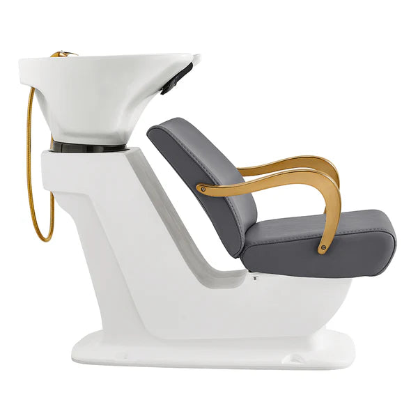 Beckman Gold Shampoo Chair with Adjustable Seat