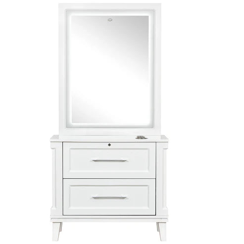 Fairview LED Lighted Salon Styling Station