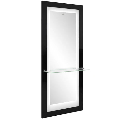 Luna LED Lighted Hair Salon Station and Wall Mirror