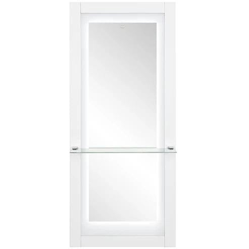 Luna LED Lighted Hair Salon Station and Wall Mirror