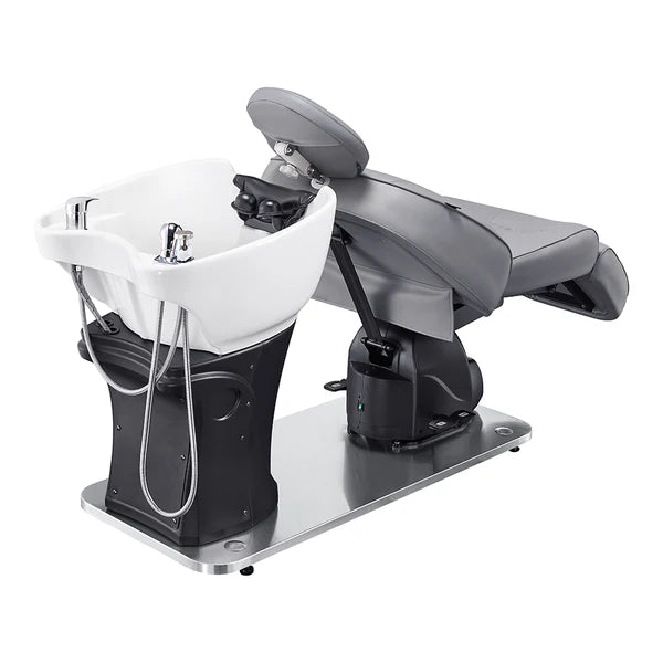Maximus Spa Salon Reclining Shampoo Bed with Rotating Seat