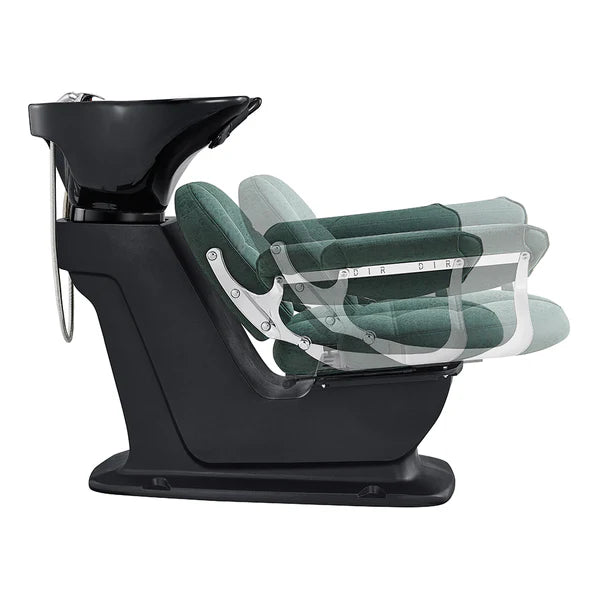 Mochilagon Salon Shampoo Chair with Adjustable Seat