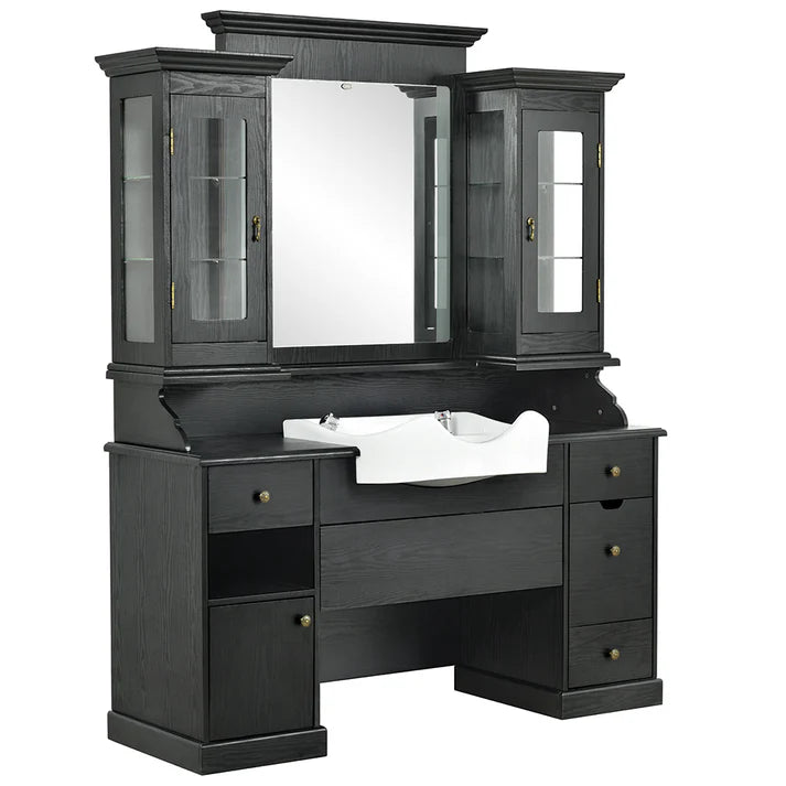 Mohegan LED Barber Front Wash Station