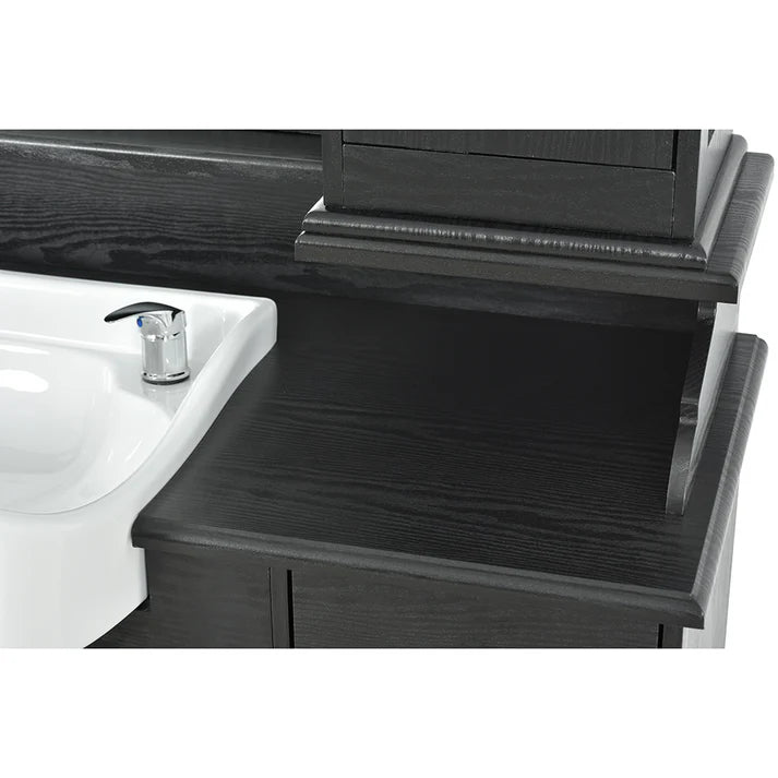 Mohegan LED Barber Front Wash Station