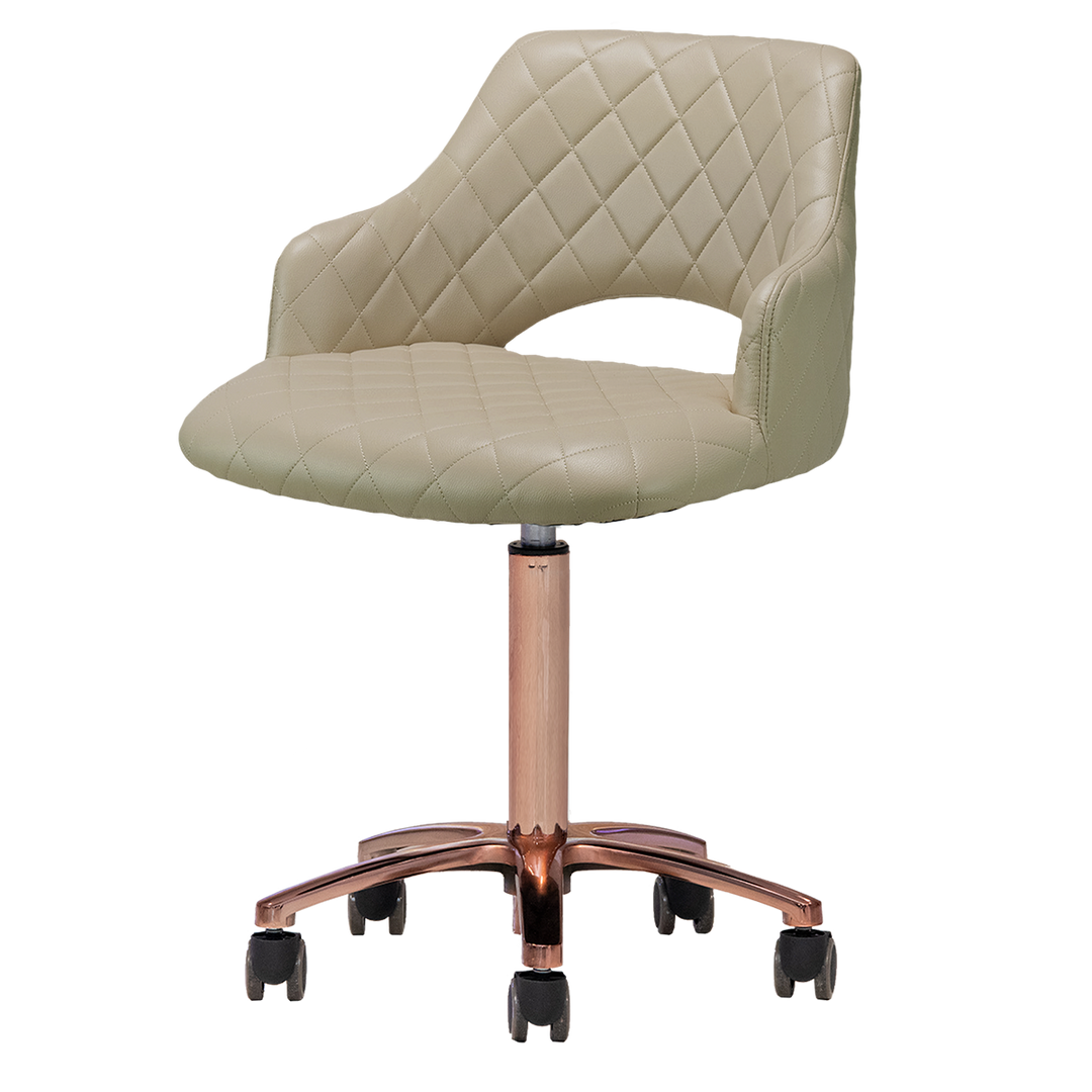 Gem Gold Edition Manicure Technician Stool