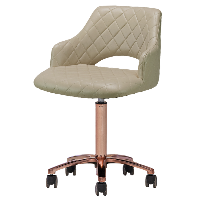Gem Gold Edition Manicure Technician Stool