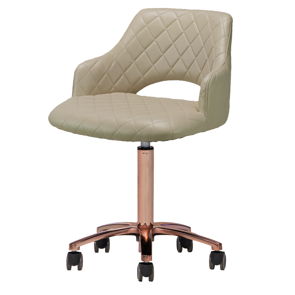 Gem Gold Edition Manicure Technician Stool
