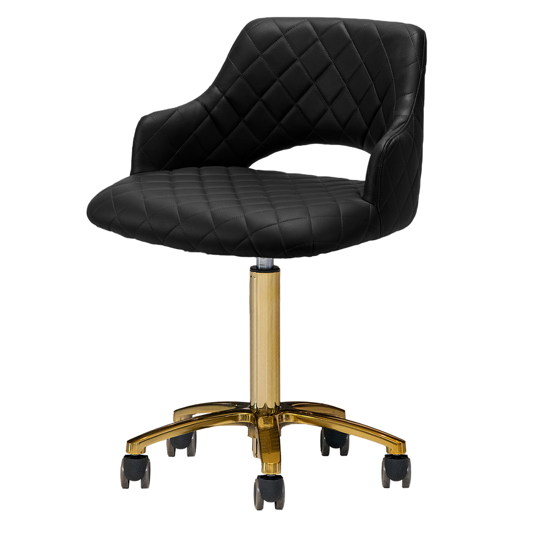 Gem Gold Edition Manicure Technician Stool