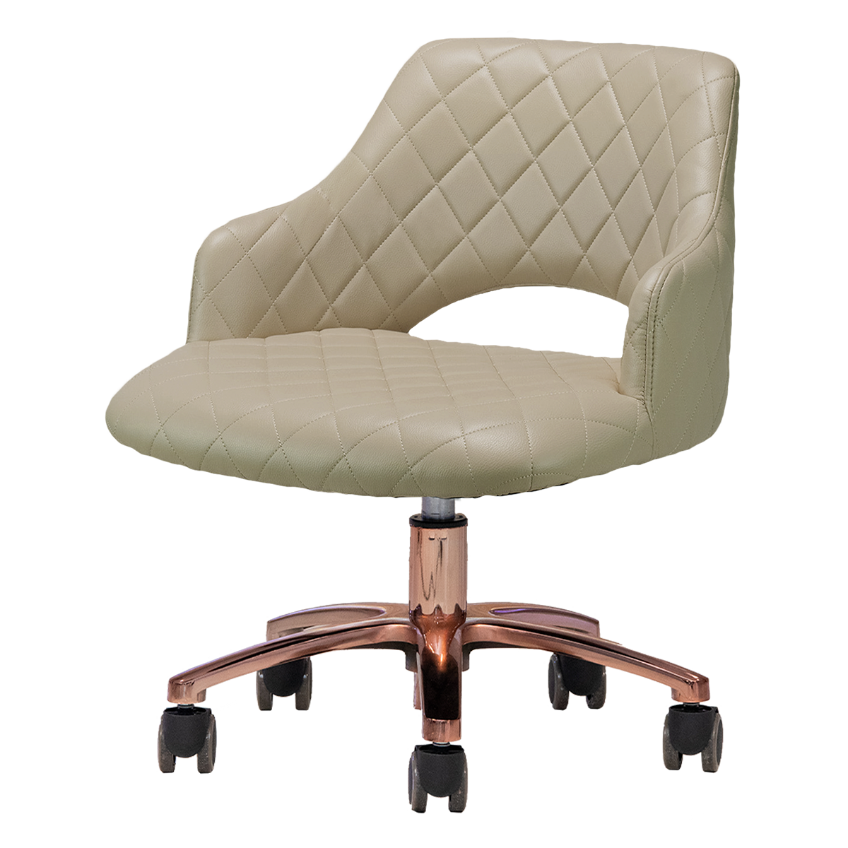 Gem Gold Edition Pedicure Technician Stool