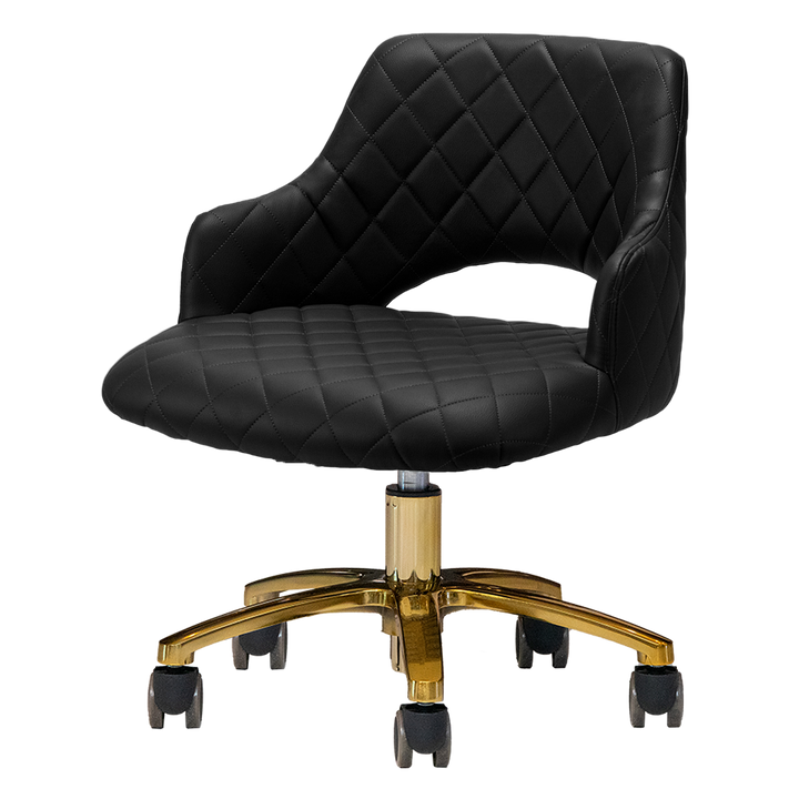 Gem Gold Edition Pedicure Technician Stool