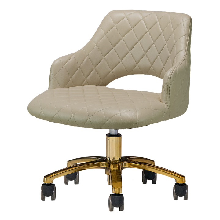 Gem Gold Edition Pedicure Technician Stool