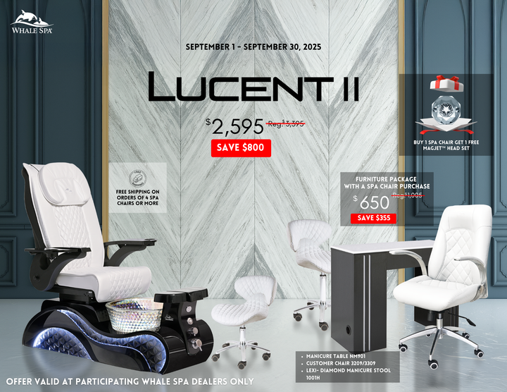 Lucent II Pedicure Chair Package Deal