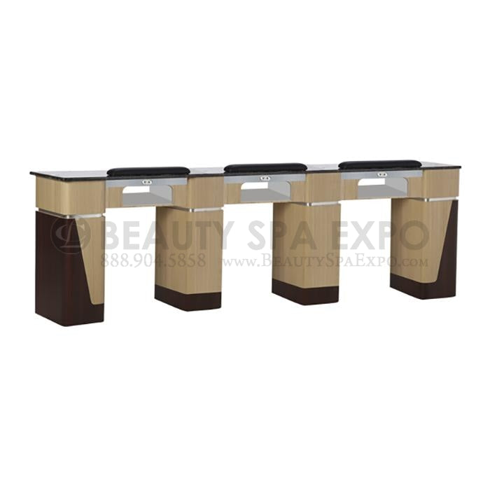 T-0639G Triple Nail Table