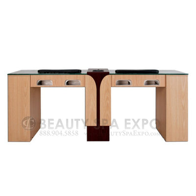 Ion Double Nail Table with UV Gel Lights