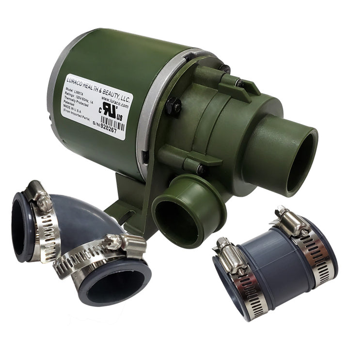 Luraco Discharge Drain Pump + Package Kit | Pedicure Spa Parts